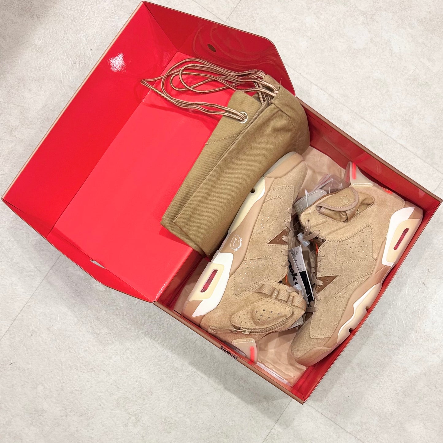 DH0690-200 Nike Air Jordan 6 Travis Scott British Khaki