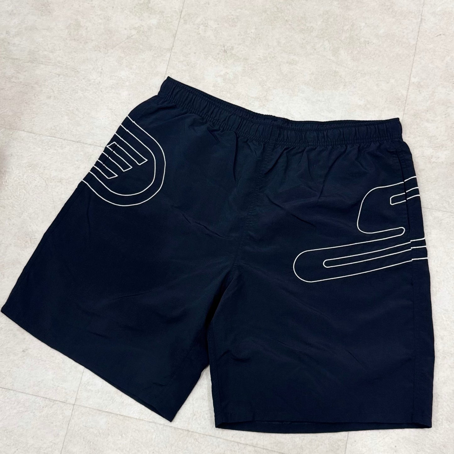 Supreme Big Logo Nylon Short Black