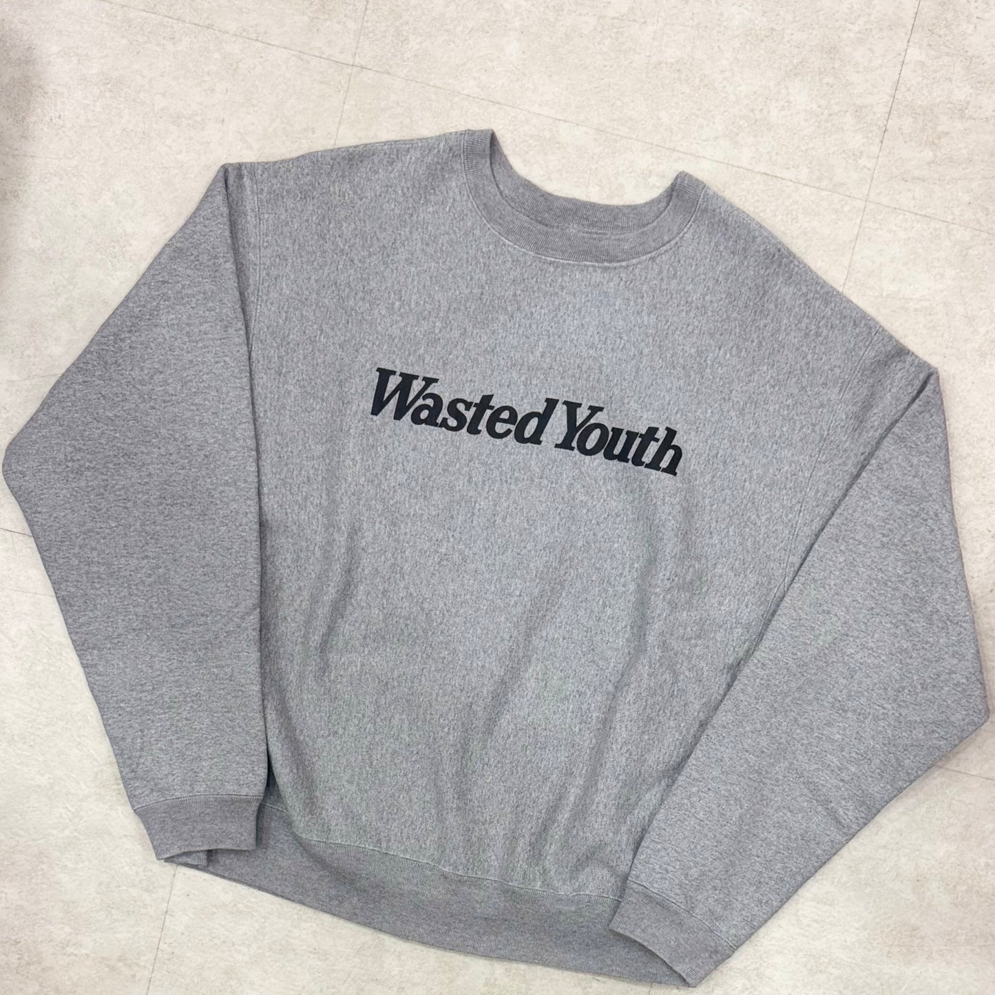 Wasted Youth Heavy Weight Sweatshirt Grey