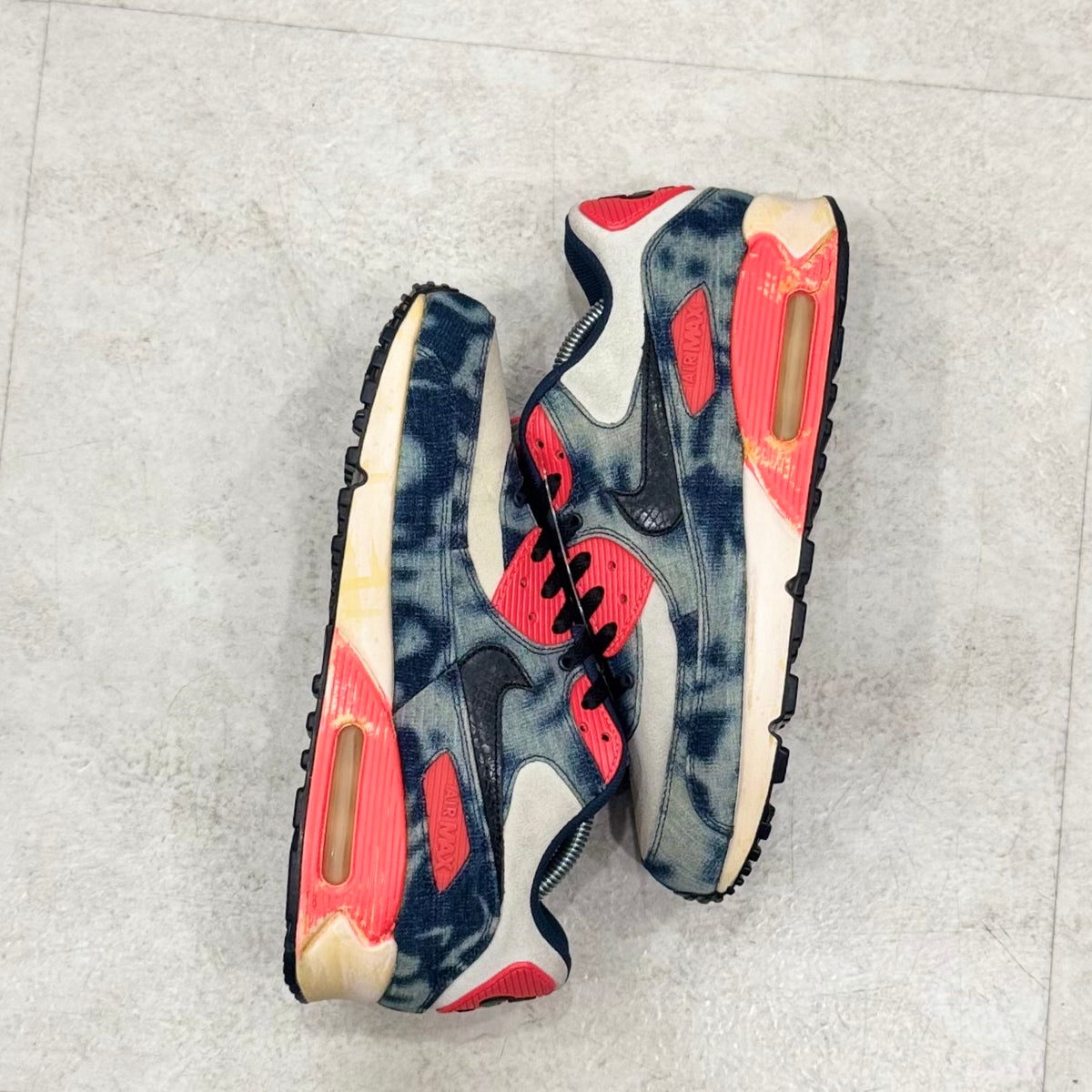 700875-400 Nike Air Max 90 Atmos Washed Denim
