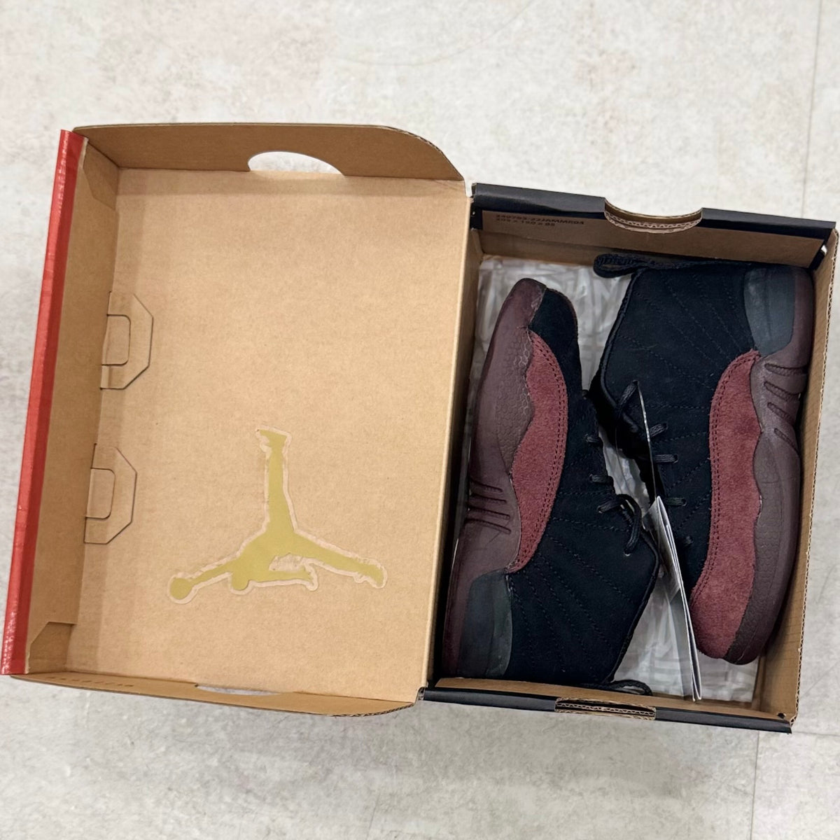 FB2687-001 Nike Air Jordan 12 TD A Ma Maniere Black