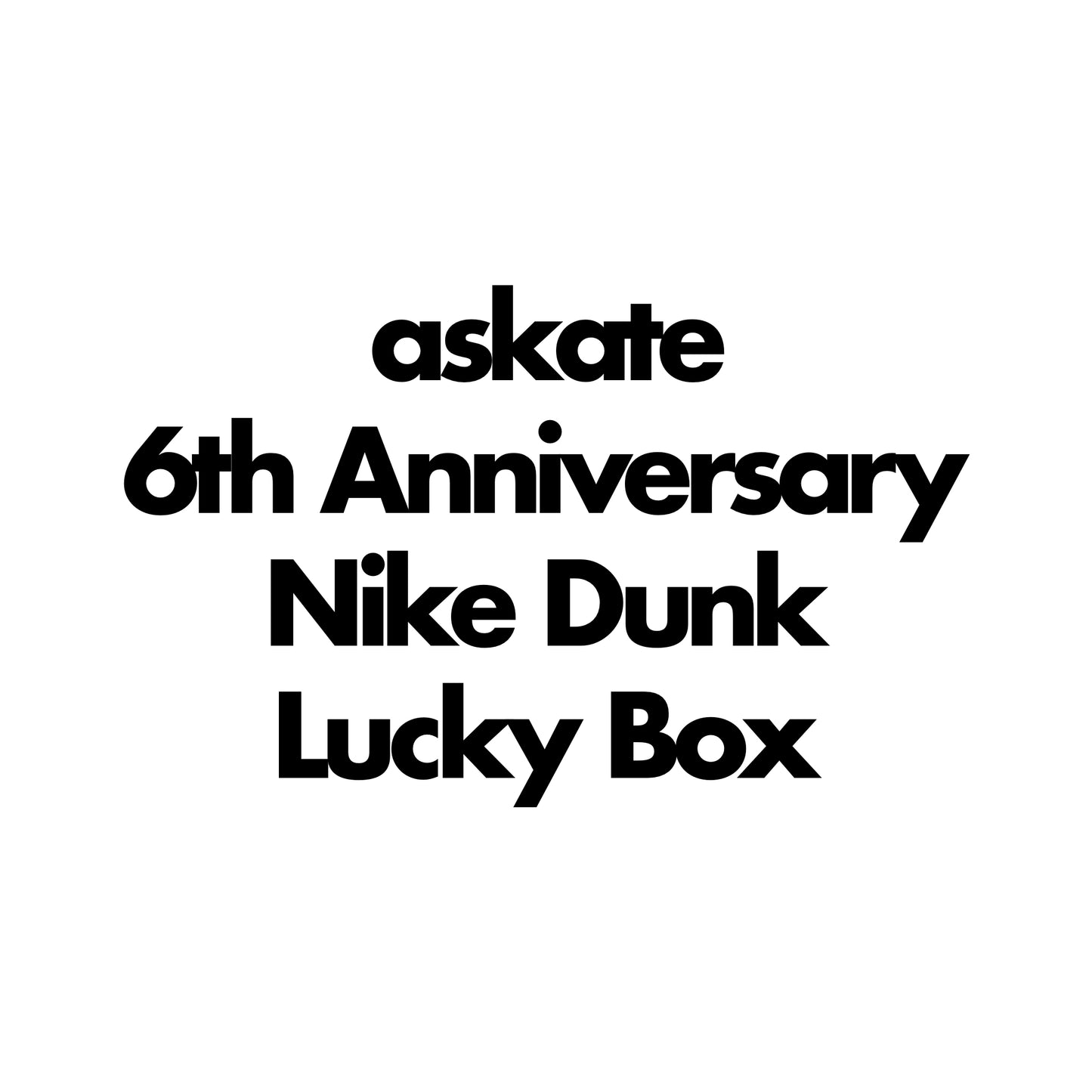 Nike Dunk Lucky Box