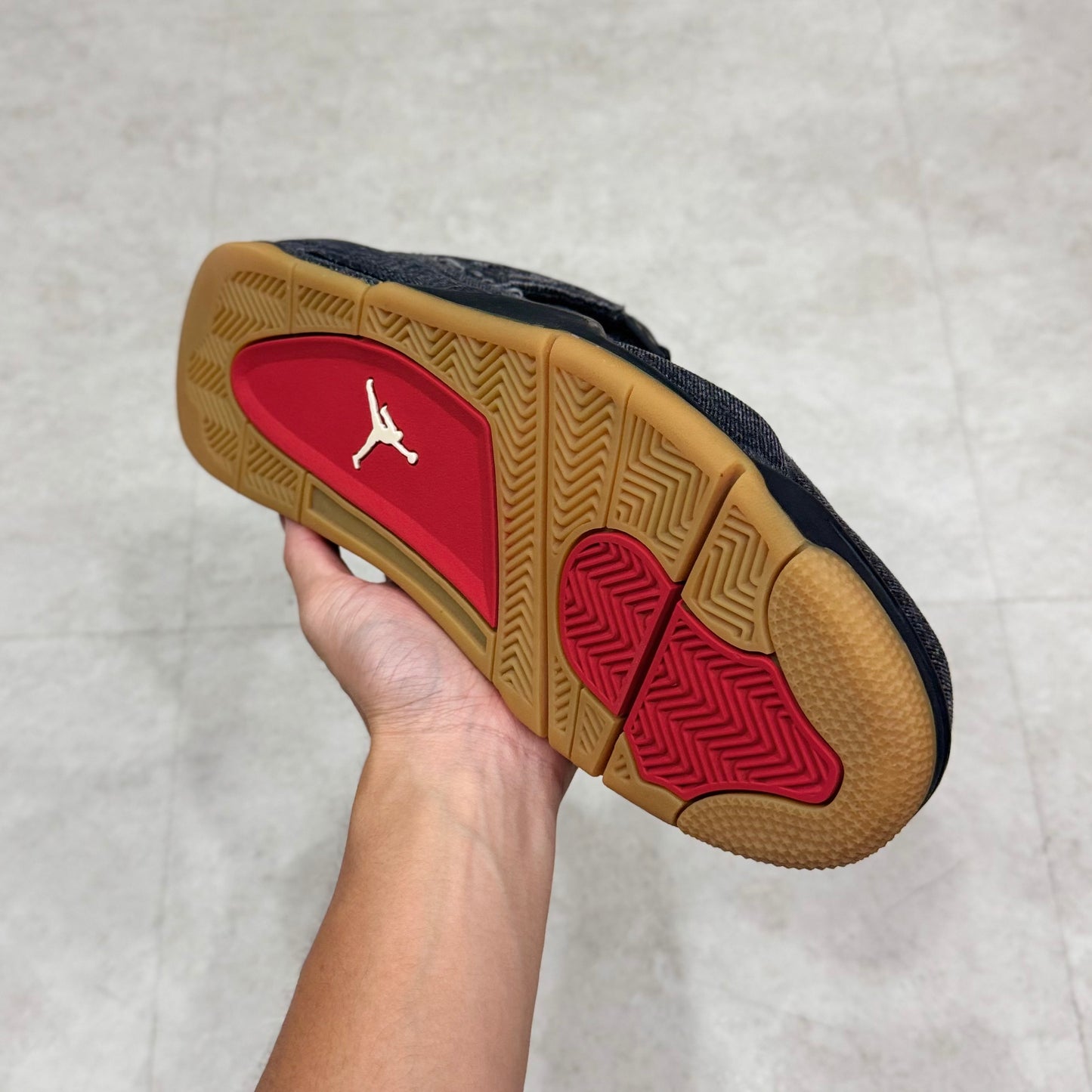 AO2571-001 Nike Air Jordan 4 Levi's Black Denim