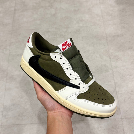 DM7866-200 Nike Air Jordan 1 Travis Scott Reverse Olive