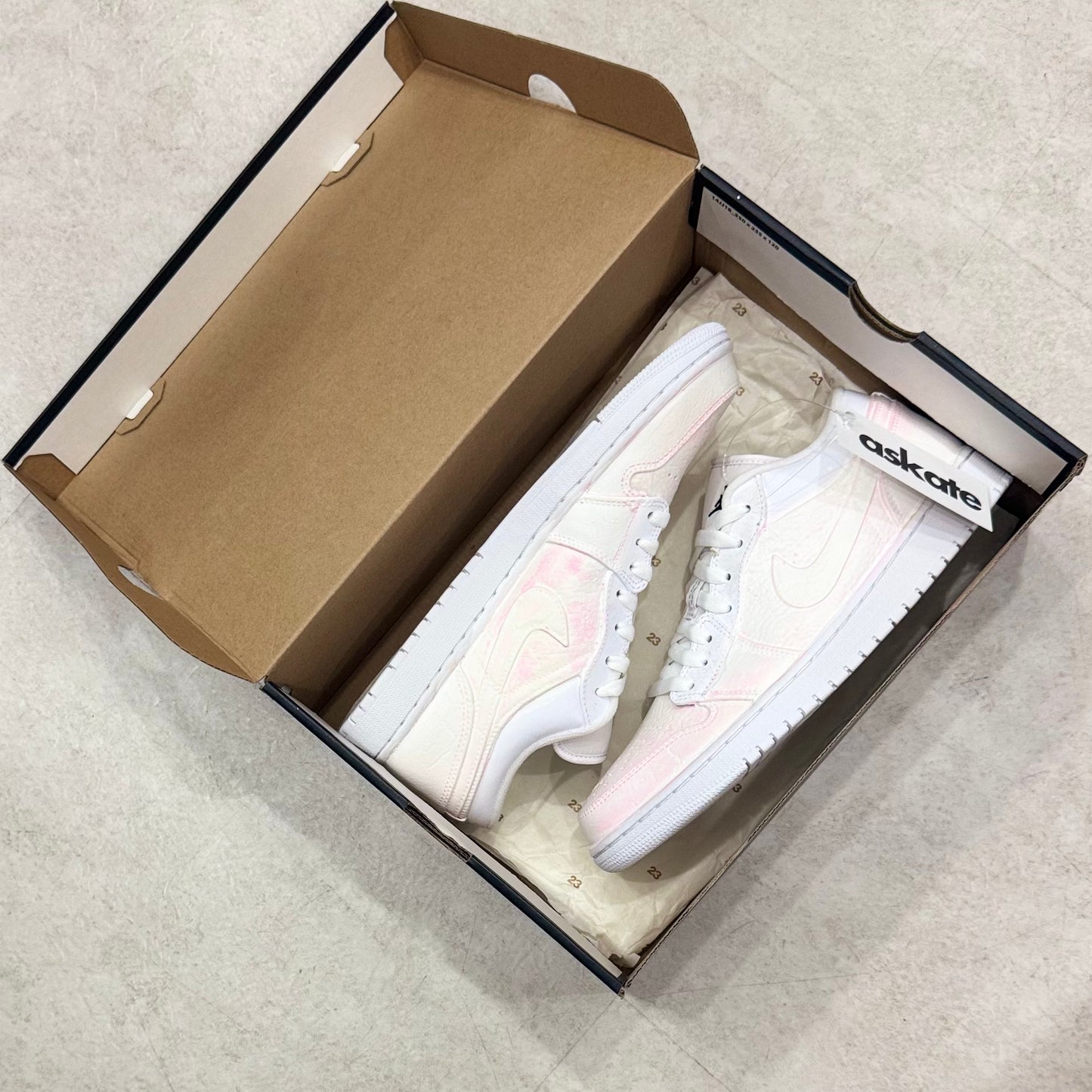 553558-115 Nike Air Jordan 1 Vintage Lichen Jumpman LA