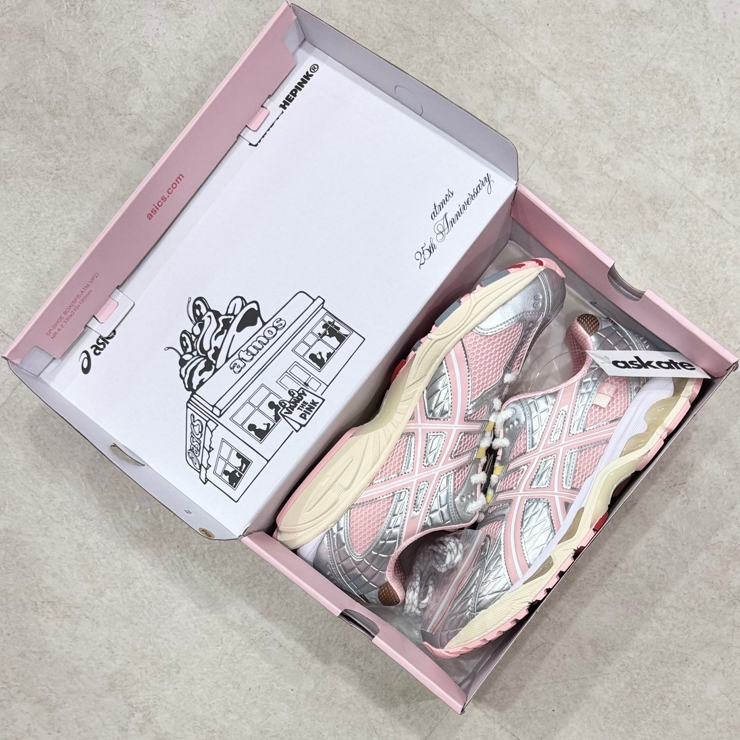 1203A865-702 Asics Gel-Nimbus 10.1 Atmos Strawberry