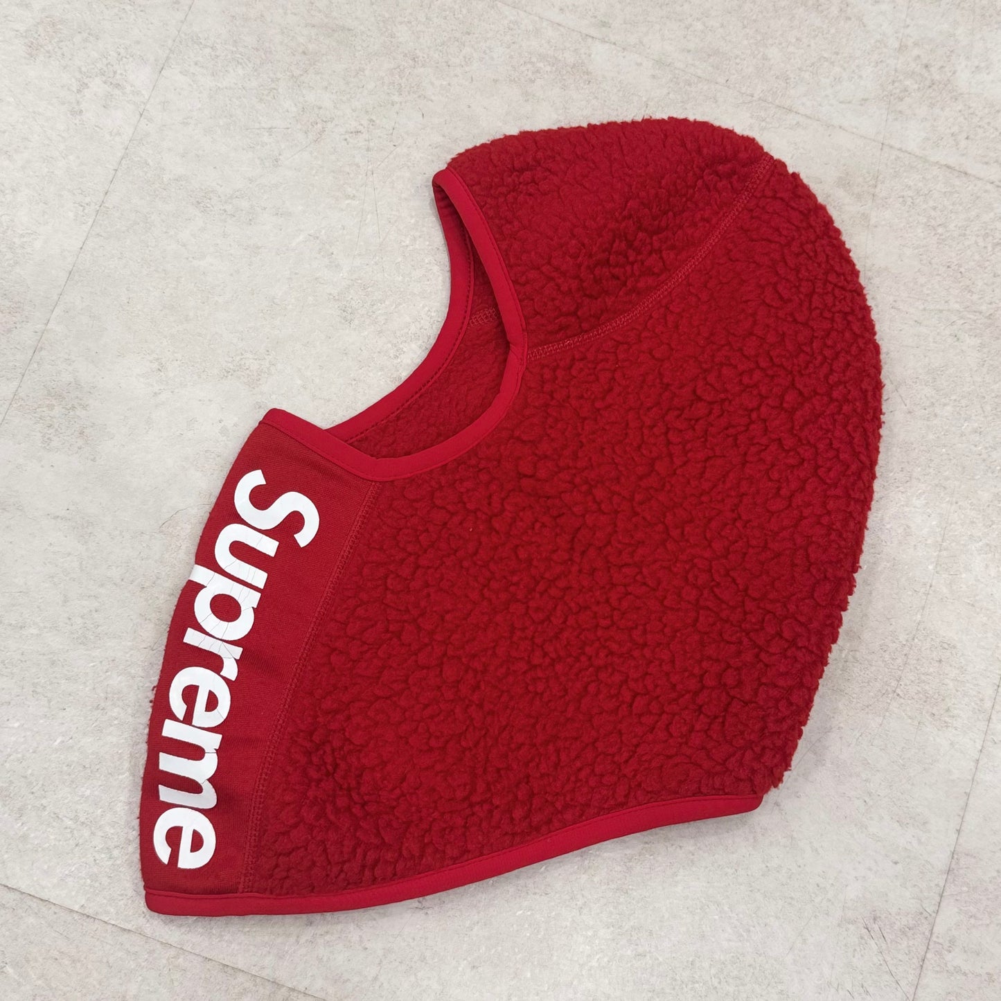 Supreme Polartec Deep Pile Balaclava Red