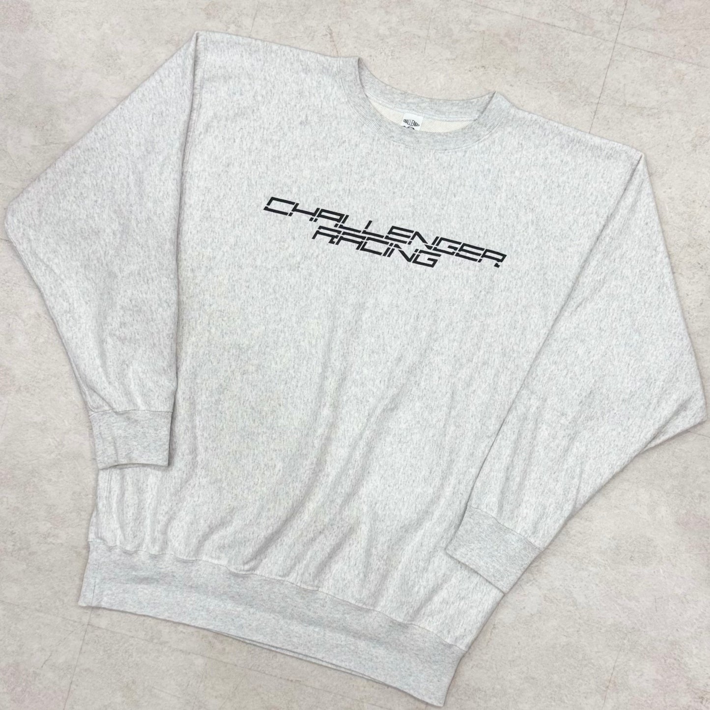 Challenger Racing Logo C/N Sweat Gray