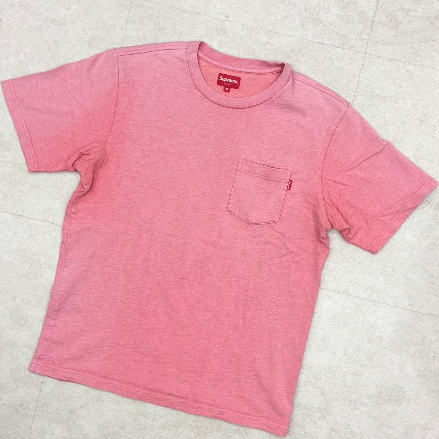 Supreme S/S Pocket Tee Coral