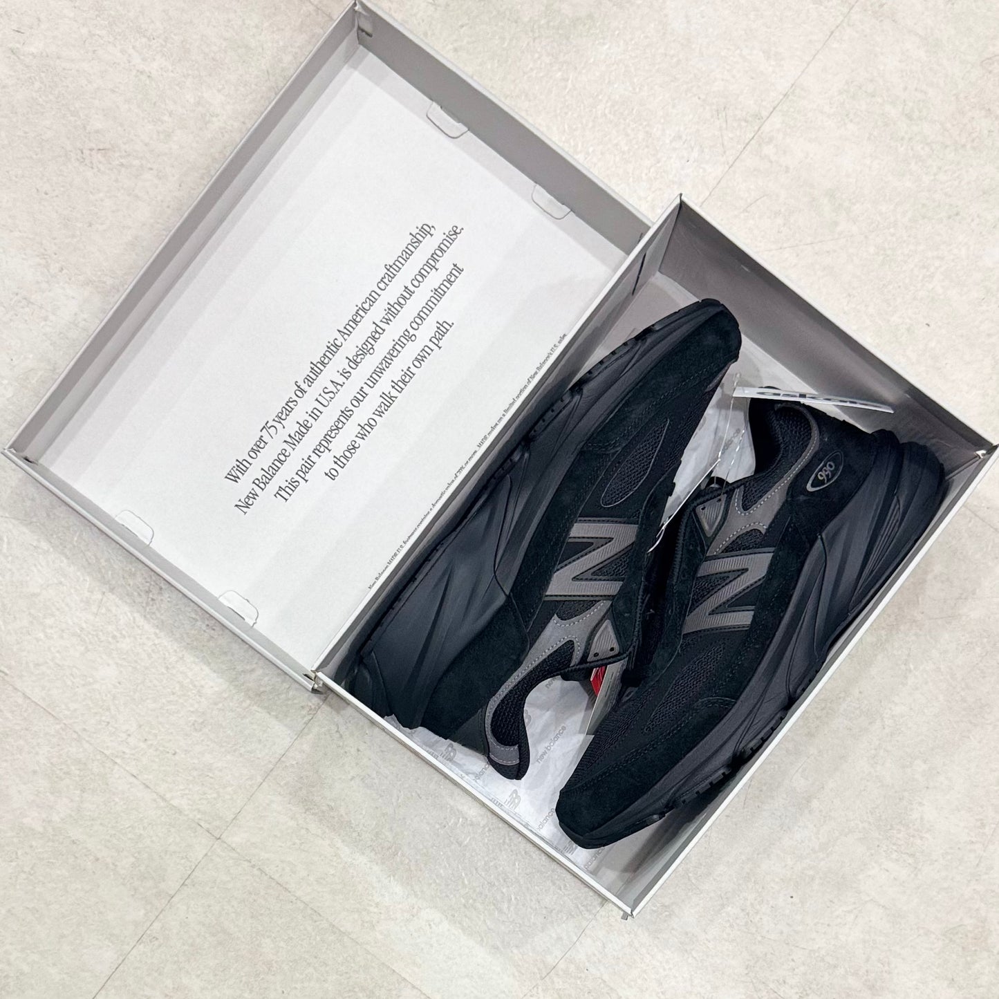 U990BB6 New Balance 990 Triple Black