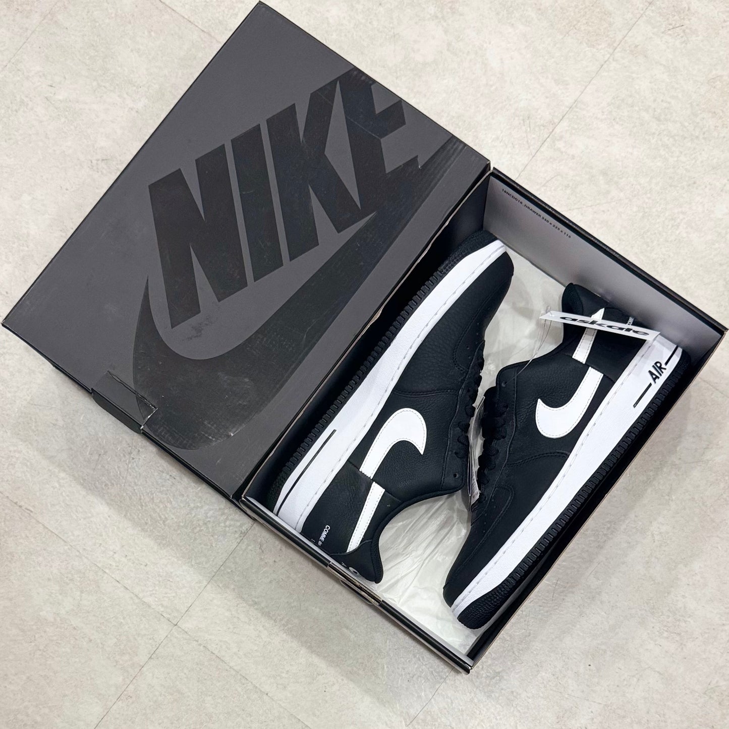 AR7623-001 Nike Air Force 1 Supreme Comme Des Garcons