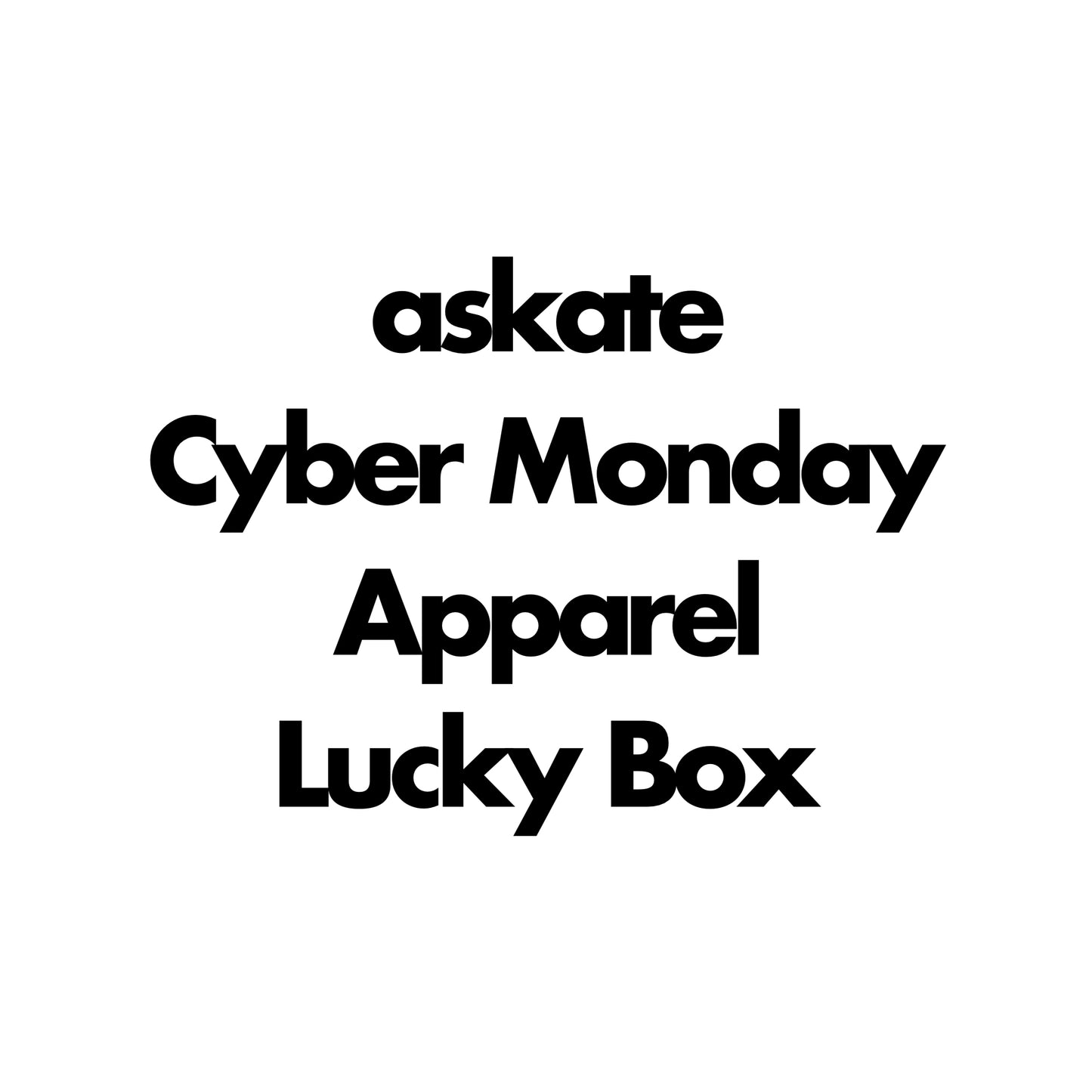 askate Cyber Monday Apparel Lucky Box