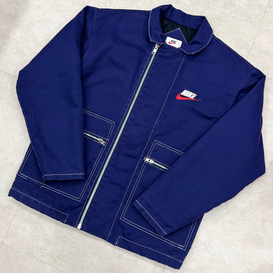 Supreme Nike Double Zip Work Jacket Navy