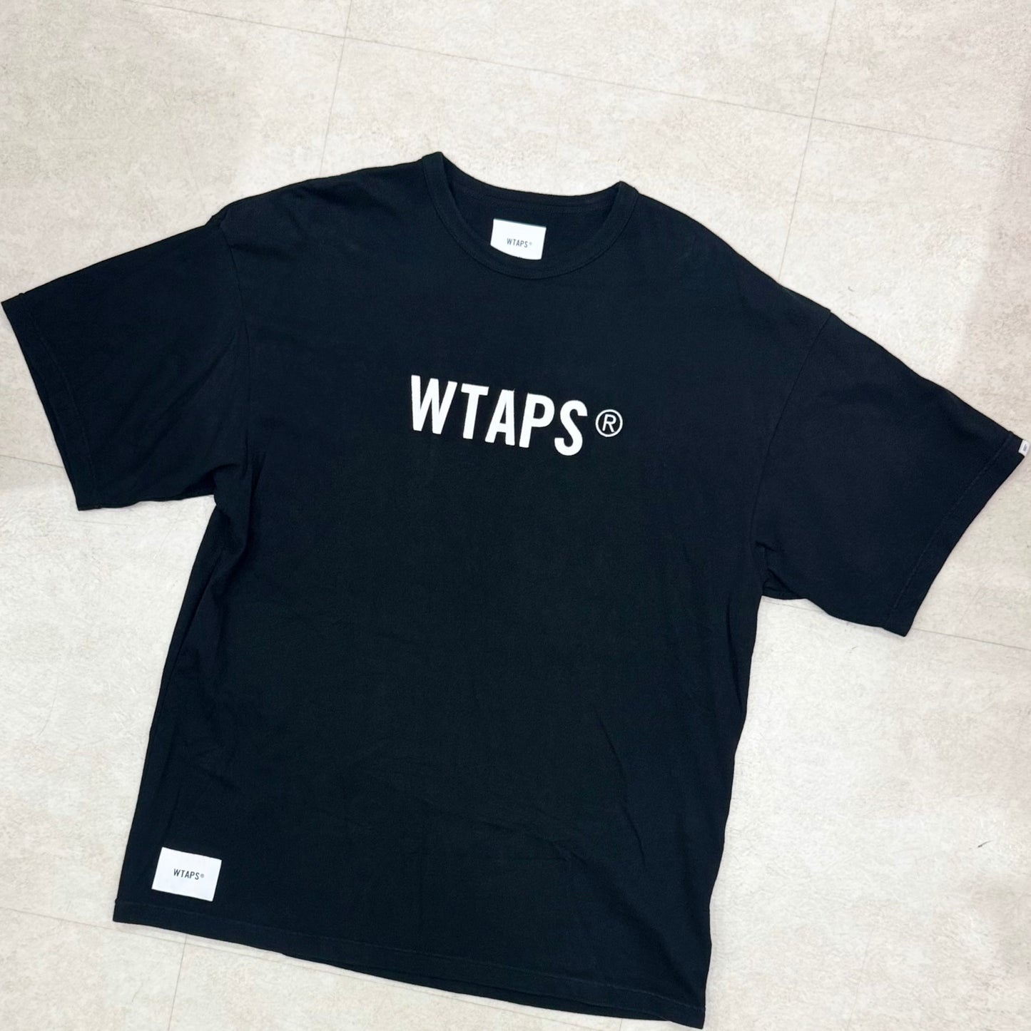 Wtaps Sign SS Tee Black