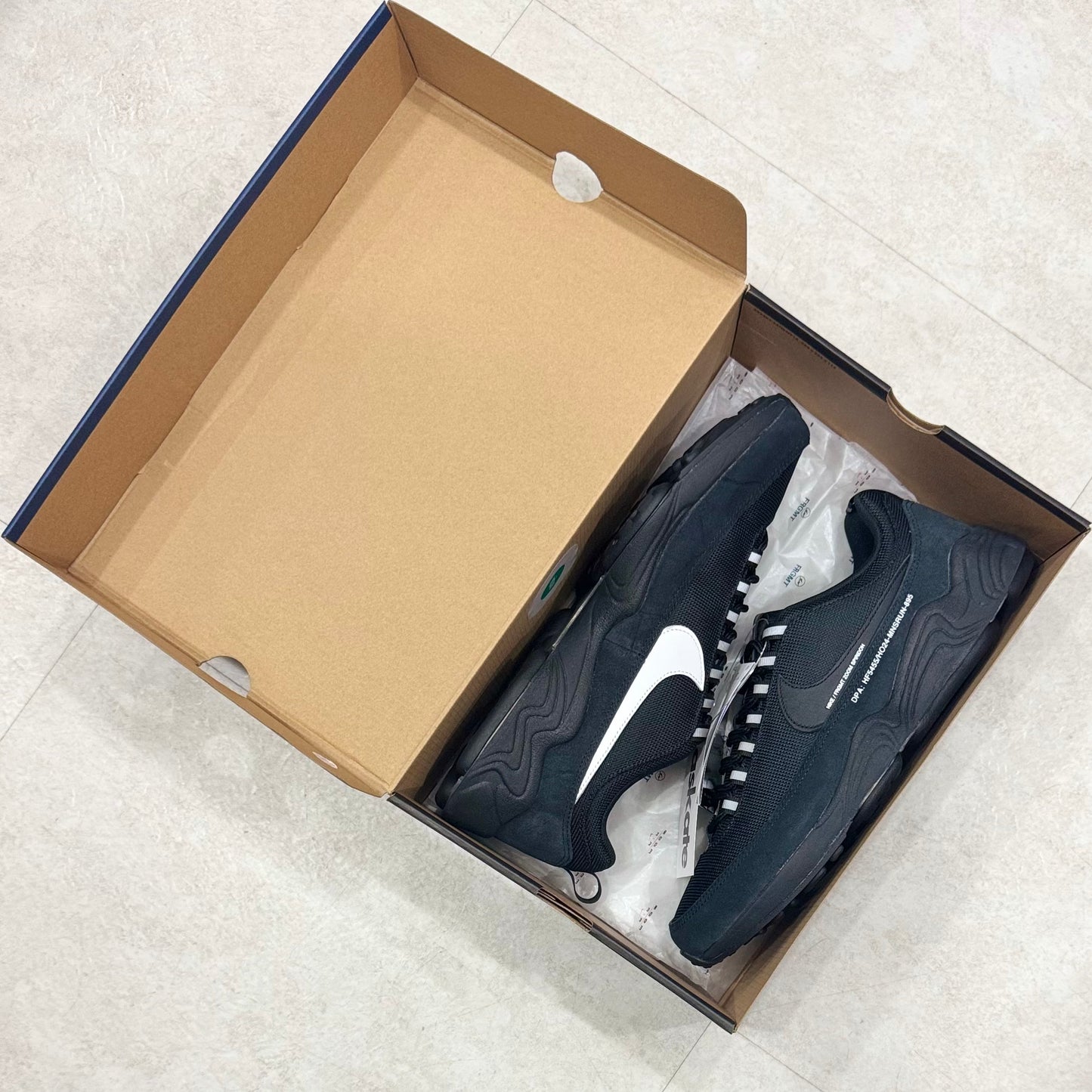 HF5455-001 Nike Air Zoom Spiridon Fragment Black