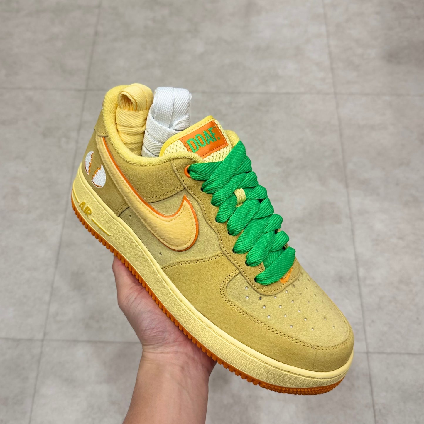 IU7612-700 Nike Air Force 1 Division Street Duck Or Egg