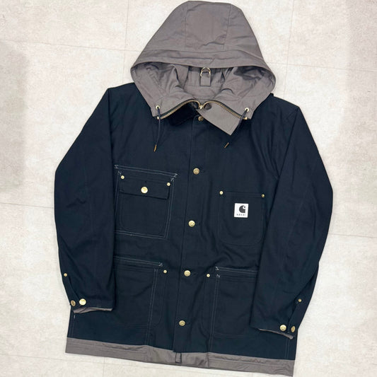 Carhartt Sacai Reversible Duck Coat Black