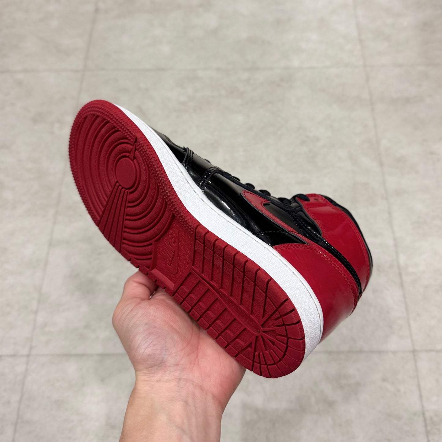 575441-063 Nike Air Jordan 1 GS Patent Bred