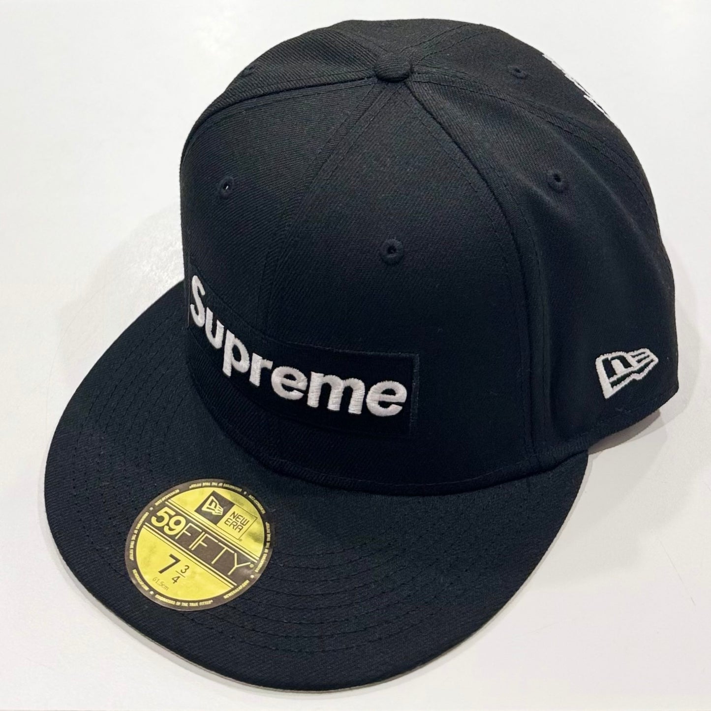 Supreme New Era Champions Box Logo Cap Black