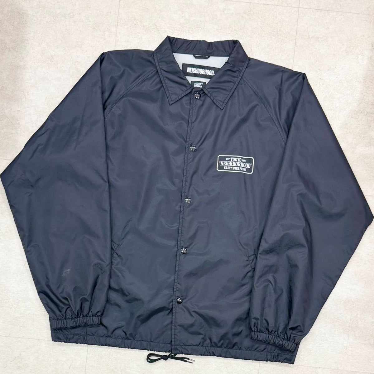 Neighborhood Windbreaker Jacket Black