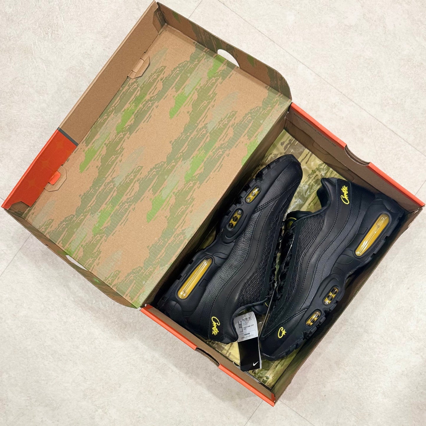 FB2709-003 Nike Air Max 95 Corteiz Honey Black