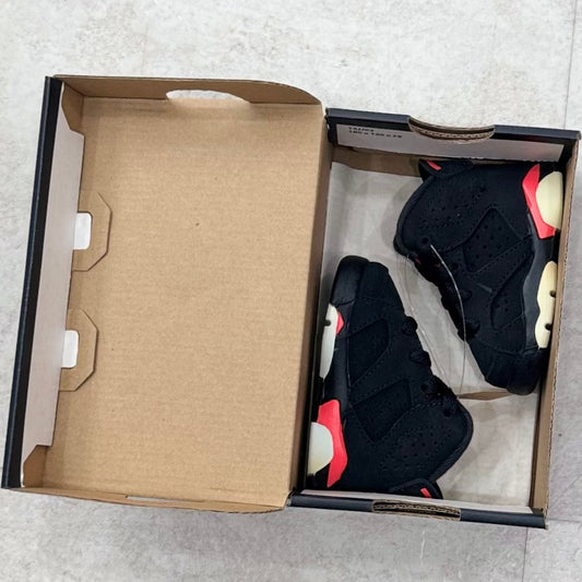 384667-060 Nike Air Jordan 6 TD Black Infrared