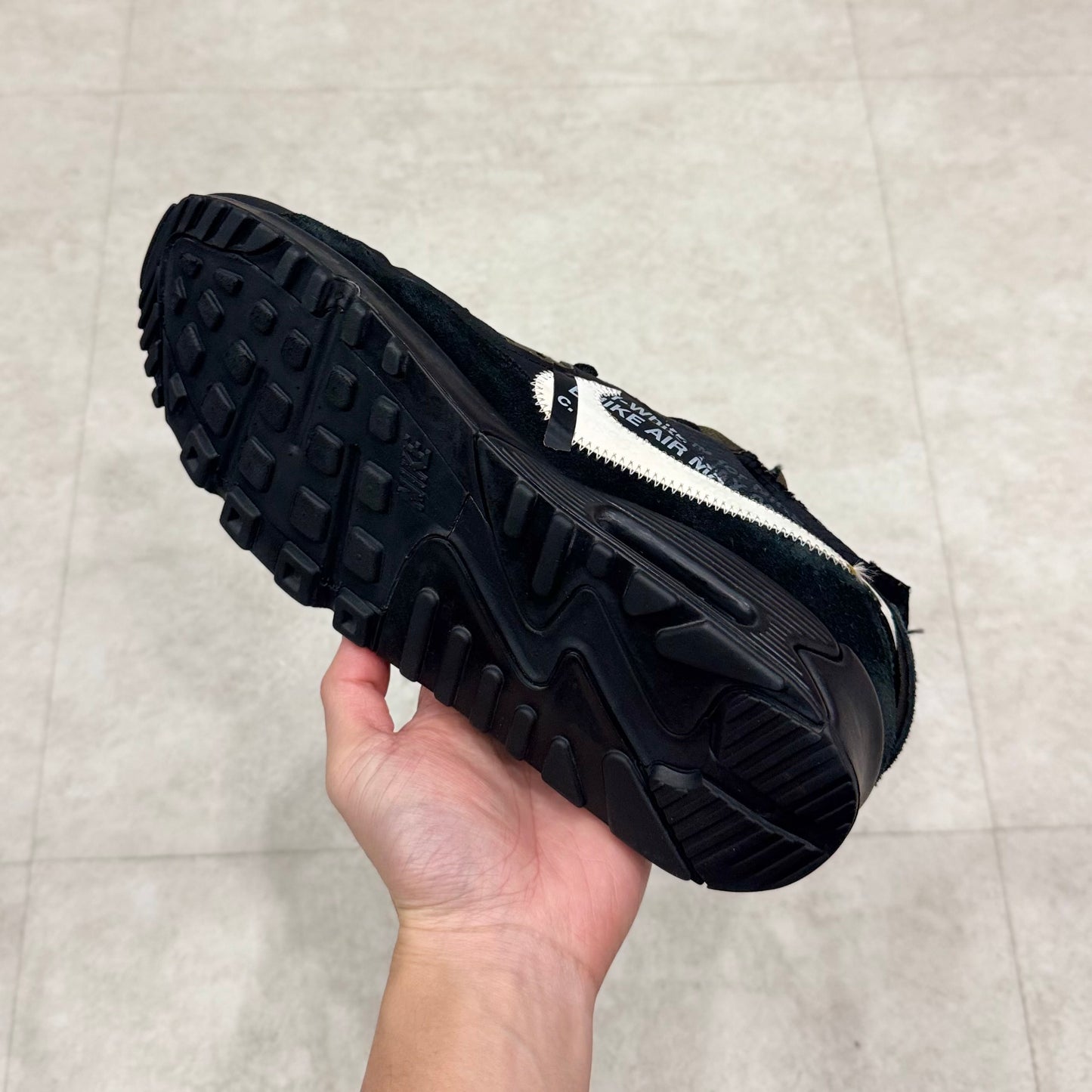 AA7293-001 Nike Air Max 90 Off-White Black