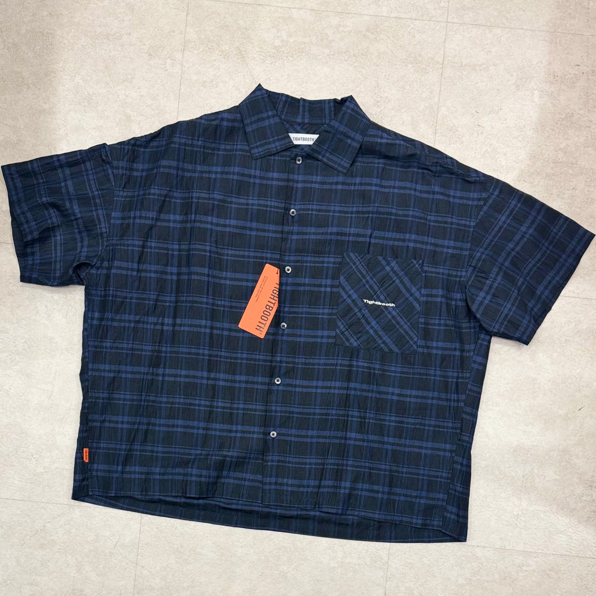 Tightbooth Furrow SS Shirt Blue Plaid