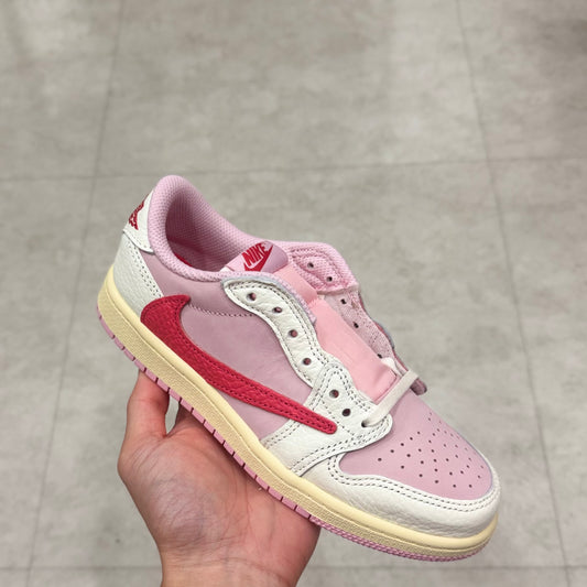 IQ7605-101 Nike Air Jordan 1 PS Travis Scott Tropical Pink