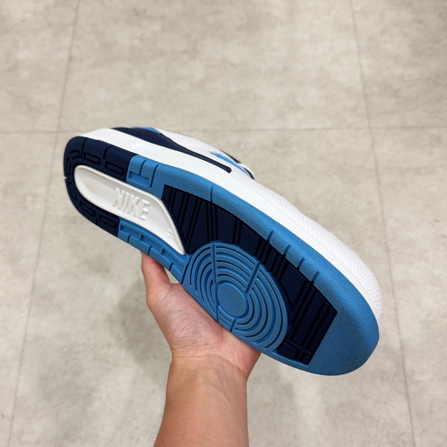 832819-107 Nike Air Jordan 2 UNC Midnight Navy