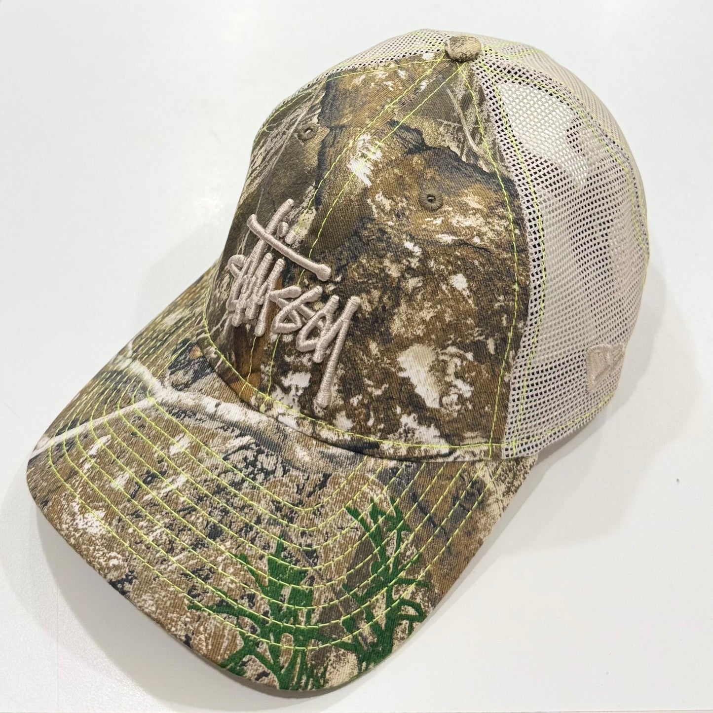 Stussy New Era 9Twenty Basic Trucker Cap Real Tree Edge