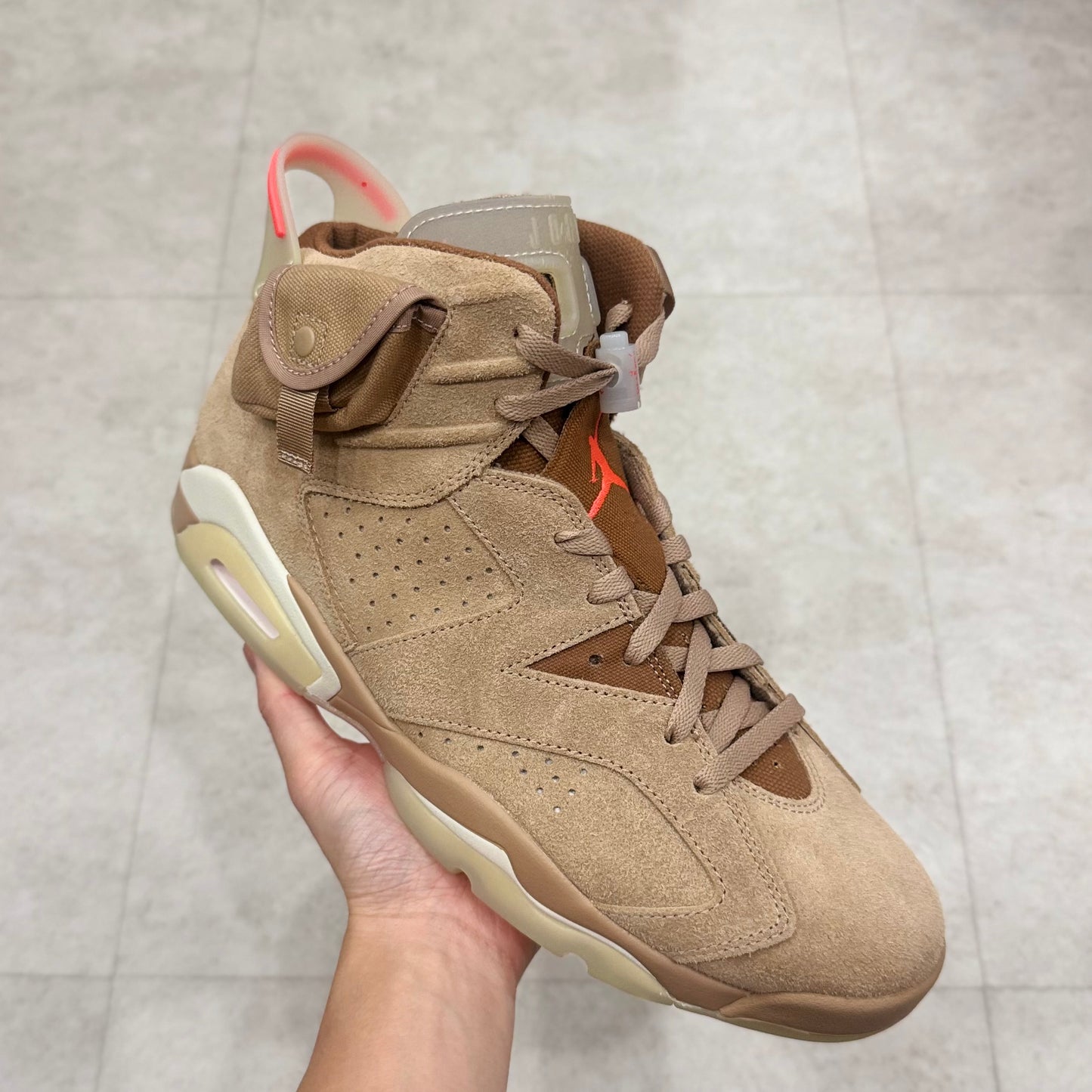 DH0690-200 Nike Air Jordan 6 Travis Scott British Khaki