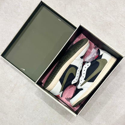 DZ4137-106 Nike Air Jordan 1 Travis Scott Medium Olive