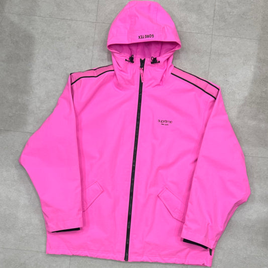 Supreme Gore-Tex Stripe Hooded Jacket Pink