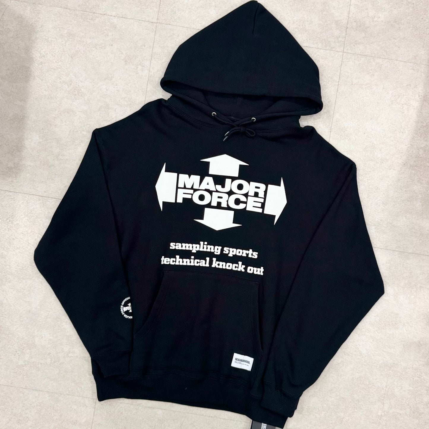 Neighborhood Major Force Hoodie Black