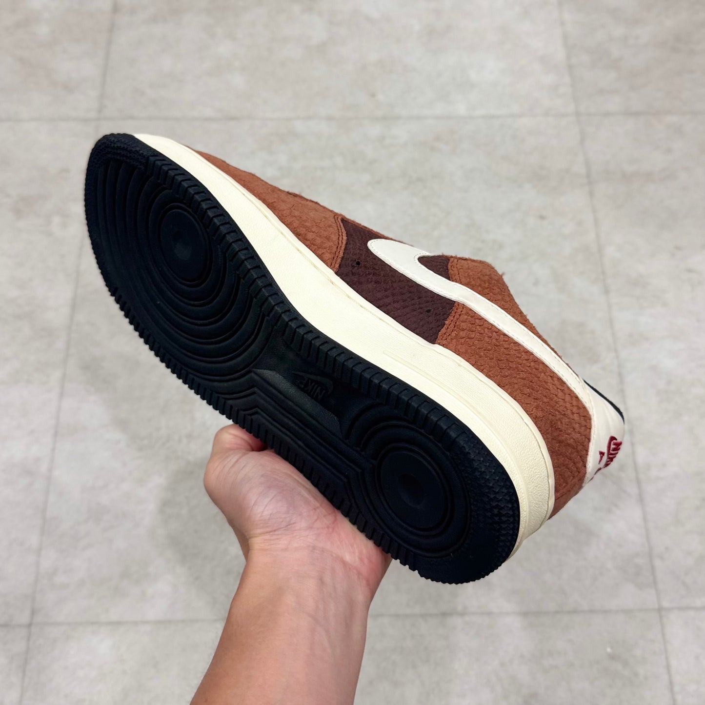 CV5567-200 Nike Air Force 1 Red Bark