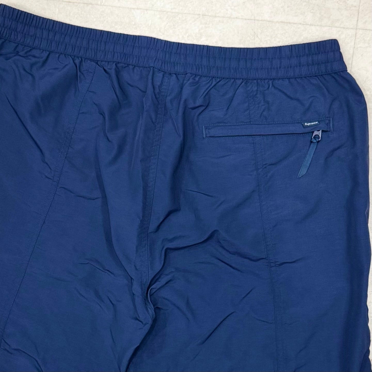 Supreme Paneled Warm Up Pant Navy