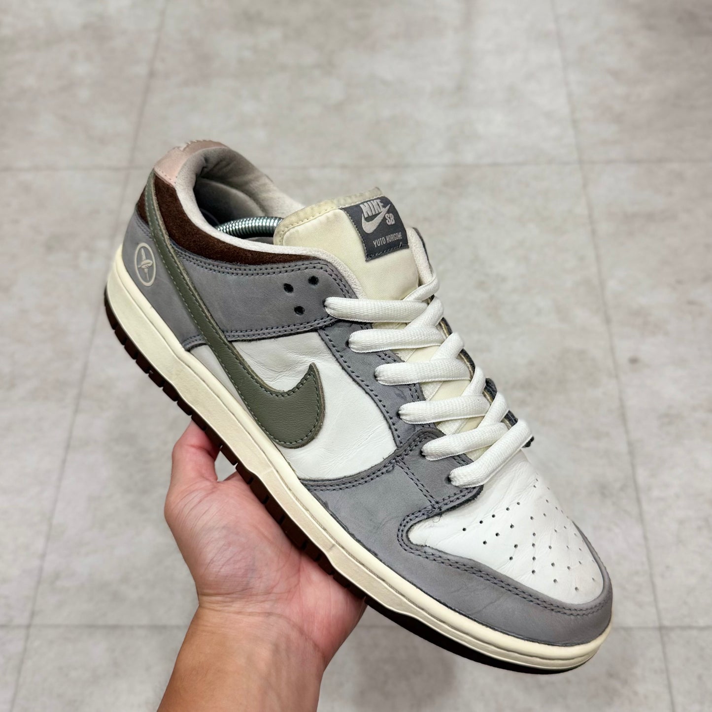 FQ1180-001 Nike SB Dunk Yuto Horigome Wolf Grey