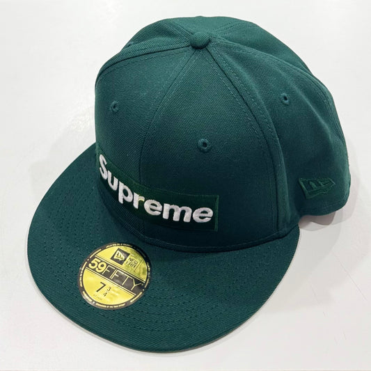 Supreme New Era Sharpie Box Logo Cap Dark Green