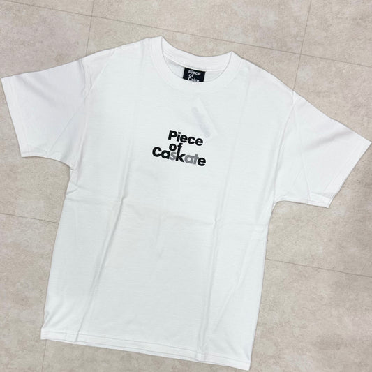 askate Piece Of Cake Logo Tee White
