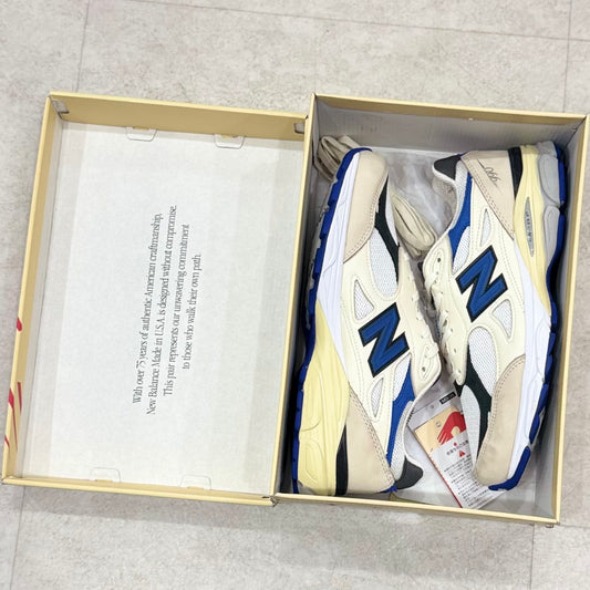 M990WB3 New Balance 990 V3 White Blue