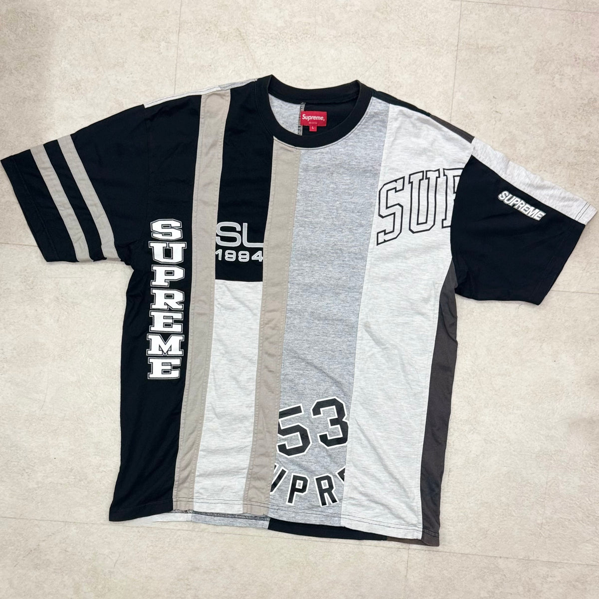 Supreme Reconstructed SS Top Tee Black