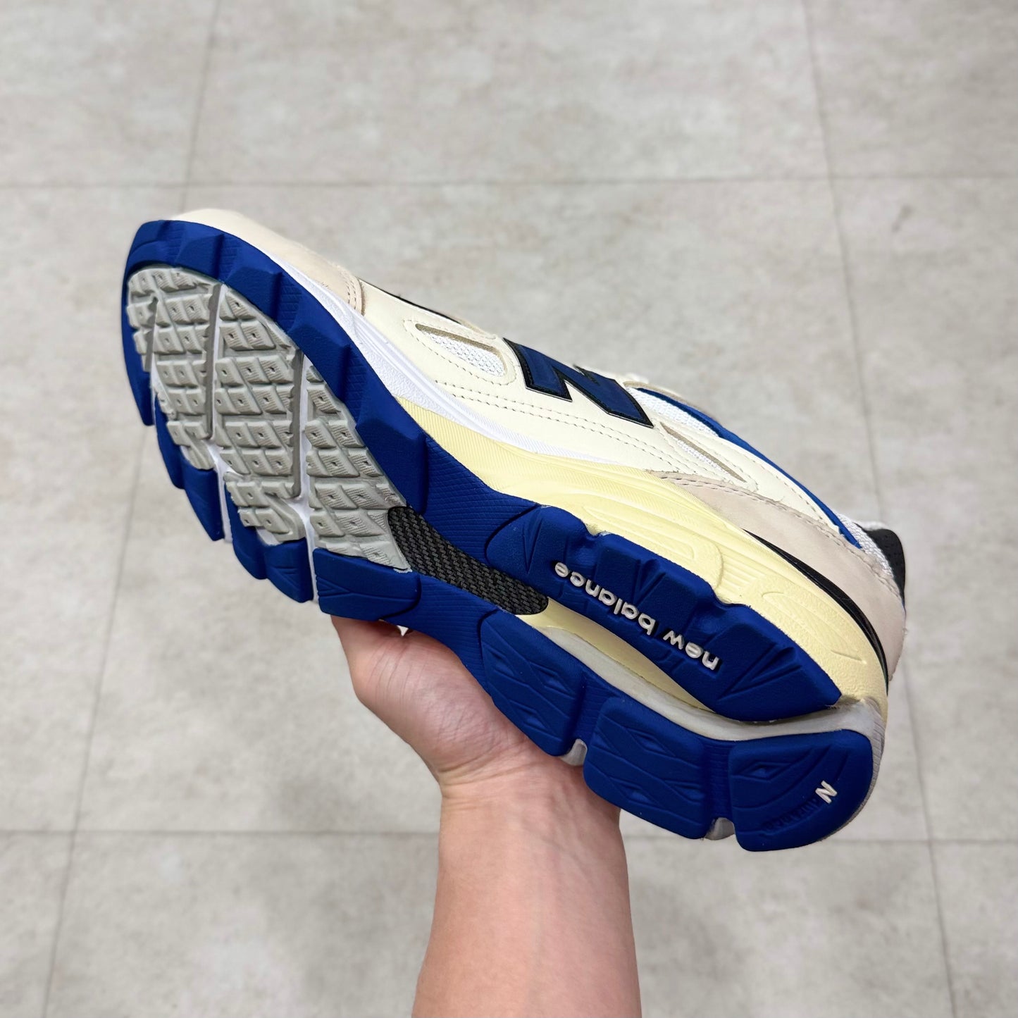 M990WB3 New Balance 990 V3 White Blue