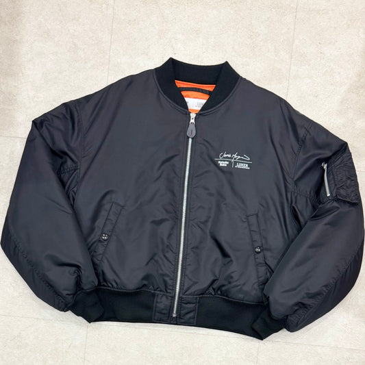 Luker By Neighborhood Keisuke Baba Jamie Morgan MA-1 Flight Jacket Black
