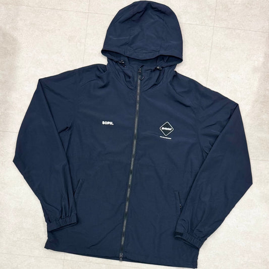 Soph. F.C.Real Bristol Nylon Hooded Blouson Jacket Black