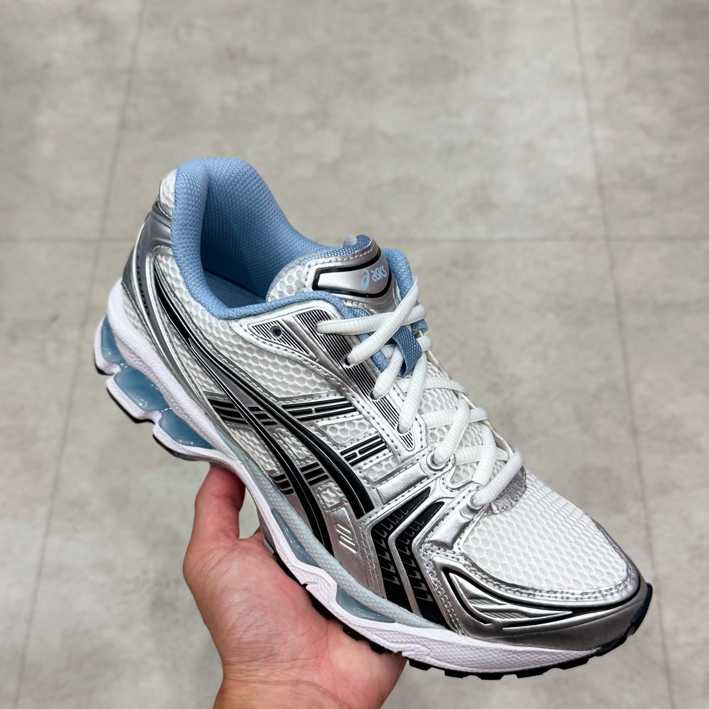 1203A961-101 Asics Gel-Kayano 14 JJJJound Baby Blue
