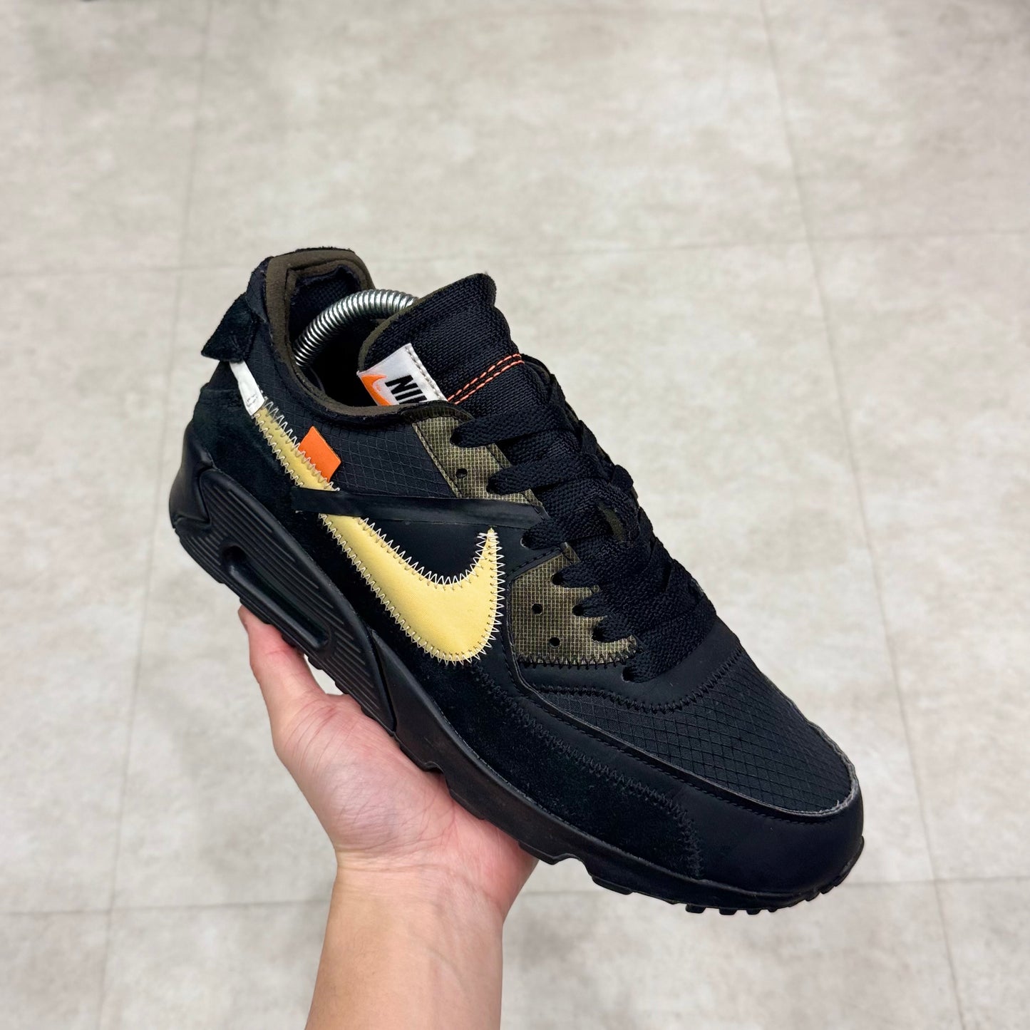 AA7293-001 Nike Air Max 90 Off-White Black