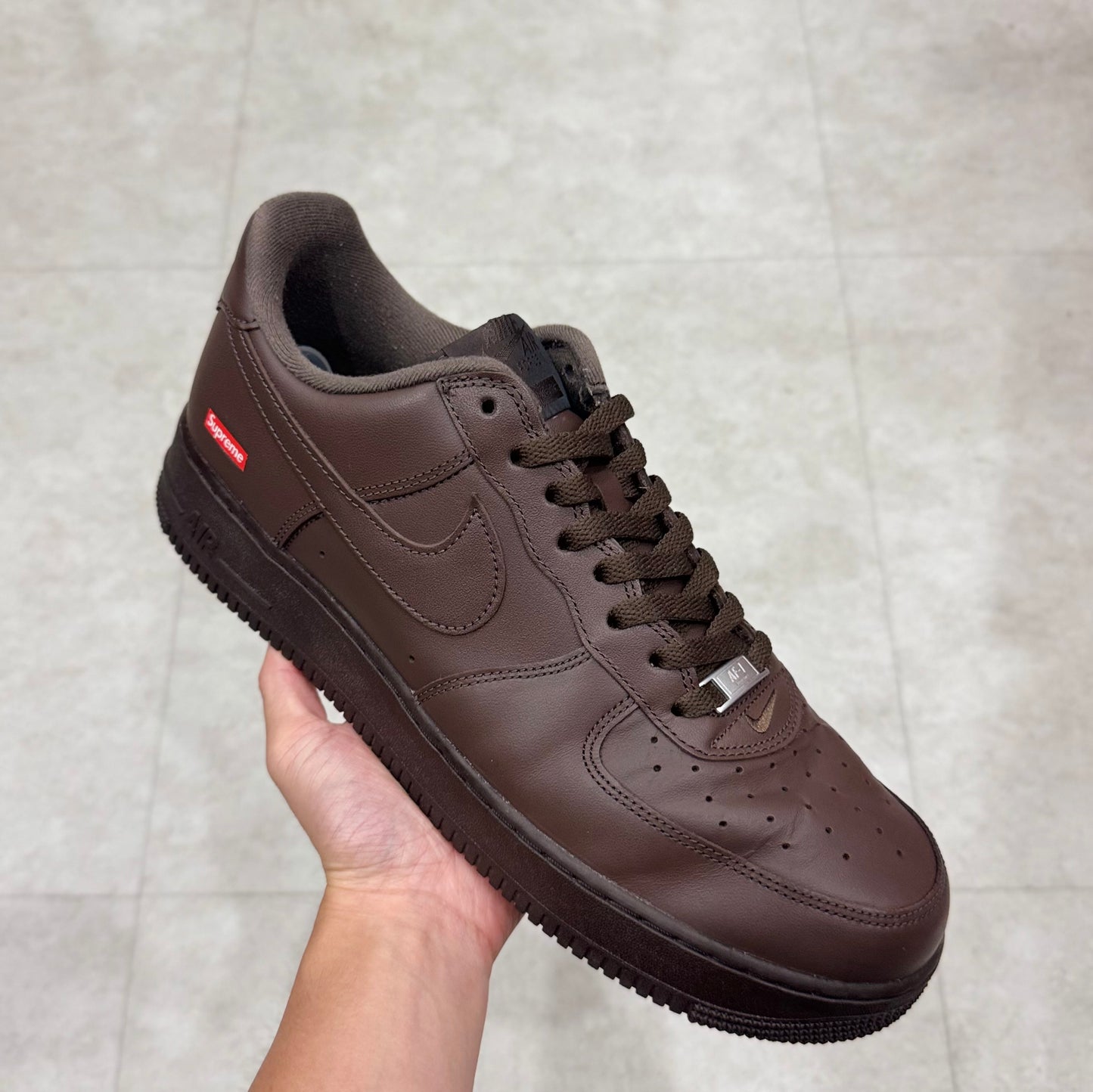 CU9225-200 Nike Air Force 1 Supreme Baroque Brown