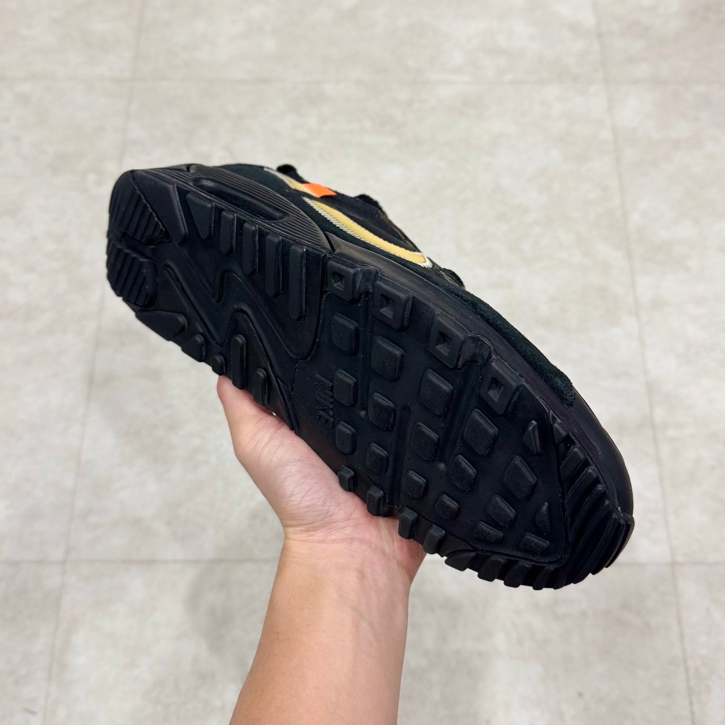 AA7293-001 Nike Air Max 90 Off-White Black