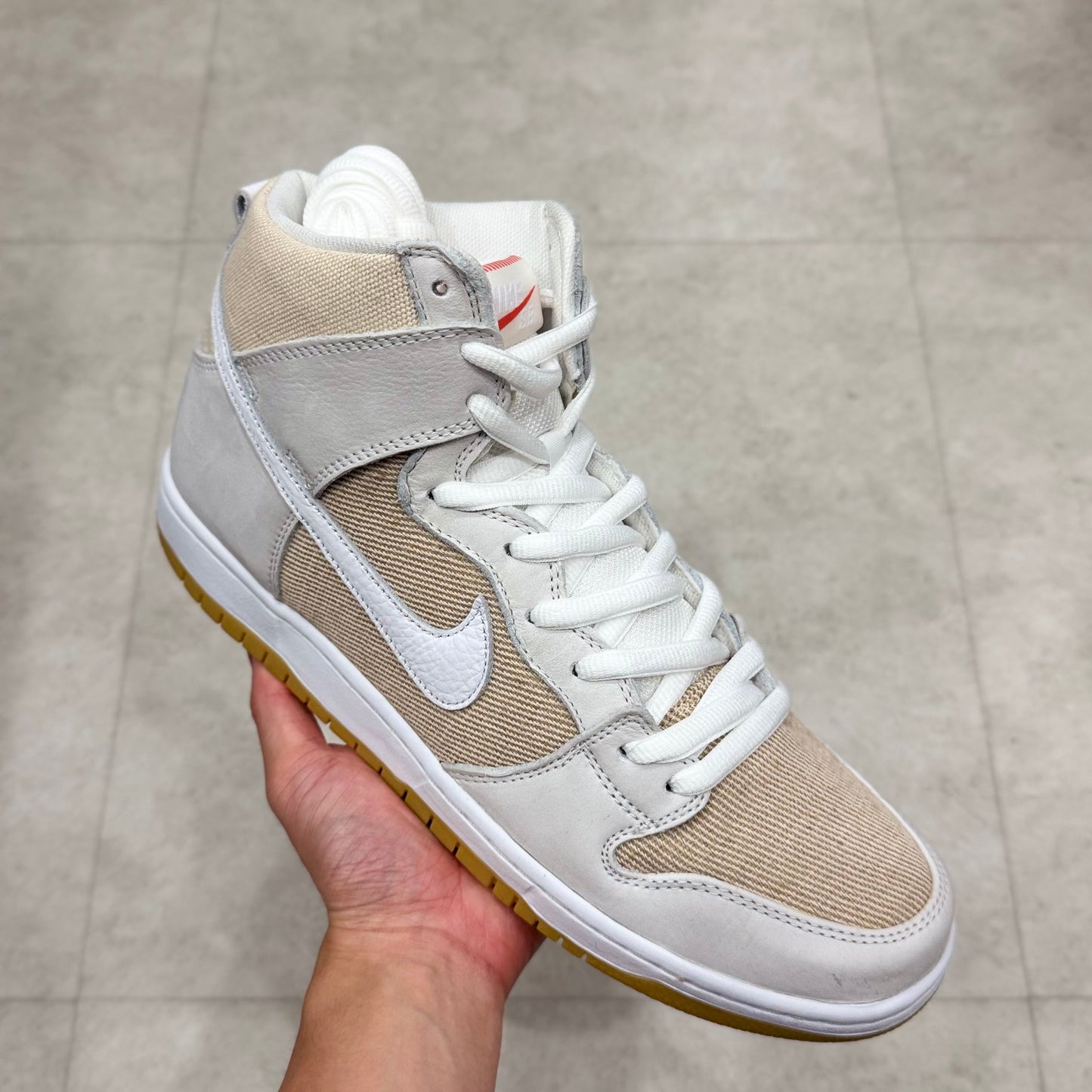 DA9626-100 Nike SB Dunk Unbleached Natural